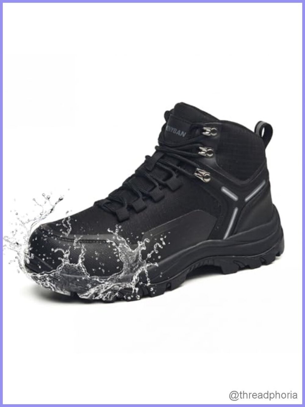 Stasslang Women's Waterproof Hiking Boots Wide Toe Box Non-Slip